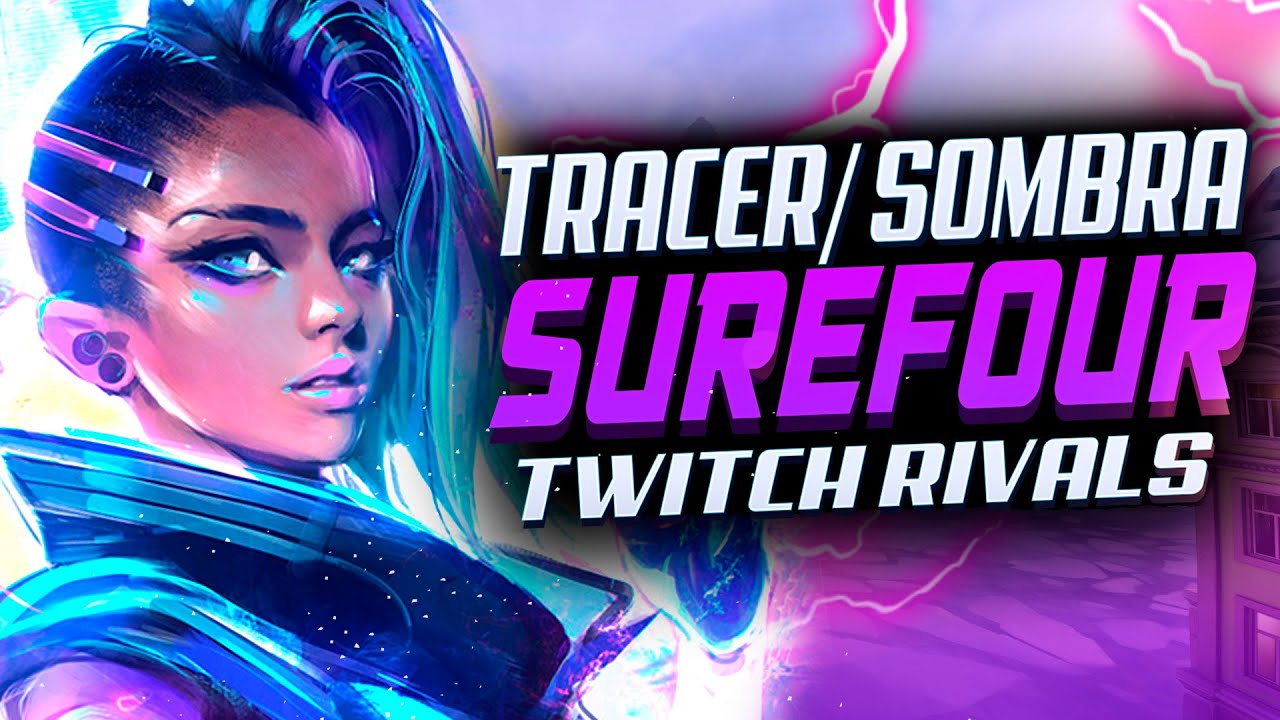 Surefour Tracer and Sombra VS Super! Twitch Rivals [ Overwatch 2 PVP Beta ]