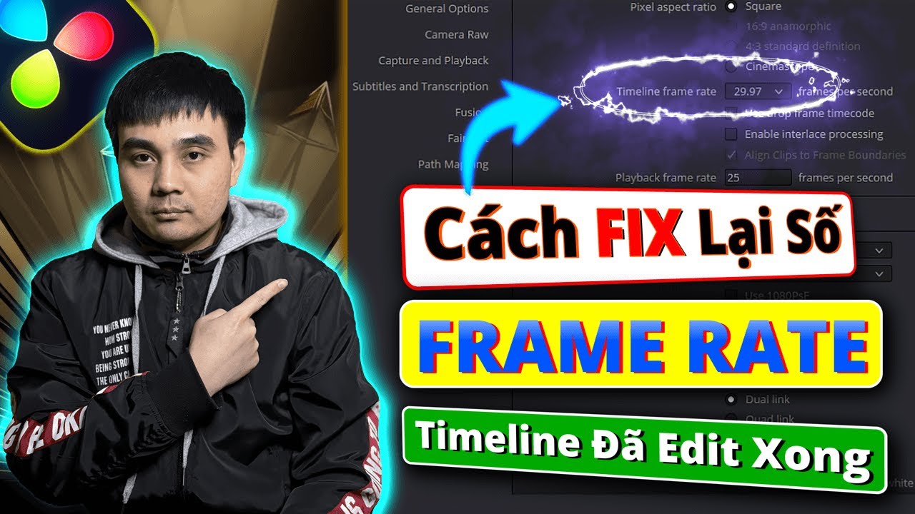 Fix Frame Rate Java FIX Frame Rate Timeline đã Edit xong – Không cần làm lại từ đầu - YouTube