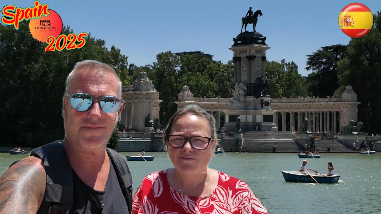Парк Ретиро в Мадриде во время нашего путешествия на автодоме по Испании!