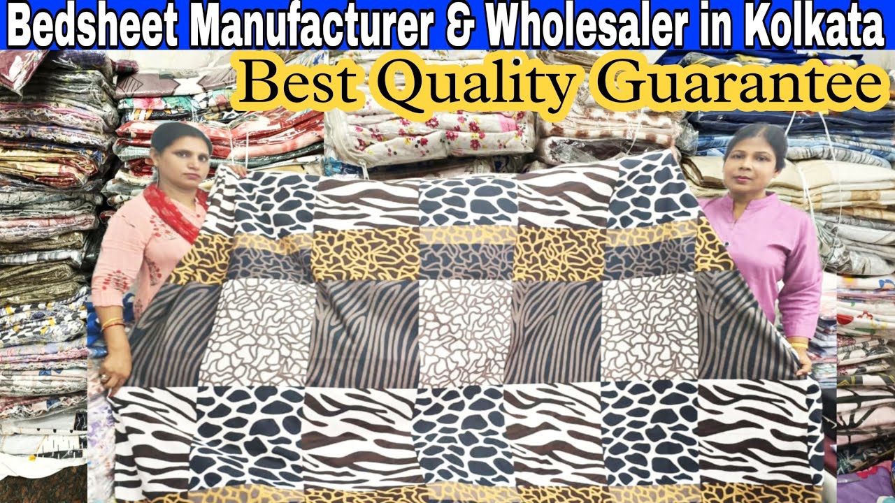 Bedsheet Wholesale Market | Bedsheet Manufacturer & Wholealer Kolkata | Bedecover, Mattress Cover ||