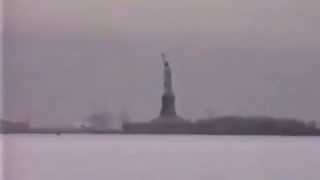 TBT circa 92 stock footage the battery statue of liberty new york new york