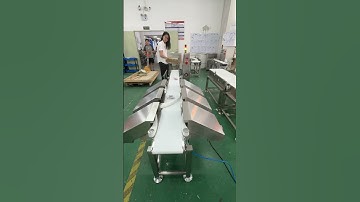 Weighing sorting machine sorter for persimmon cake herbs fish chicken duck fruits and vegetables