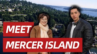 What makes Mercer Island a wealthy neighborhood in Seattle