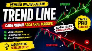 Belajar Trend Line Trading dari Nol (Cara Paling Mudah Baca Arah Market untuk Pemula)