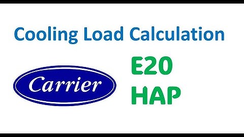 ACMV Design Course (Basic): Lecture 10 (Part 2) Cooling Load Calculation HAP