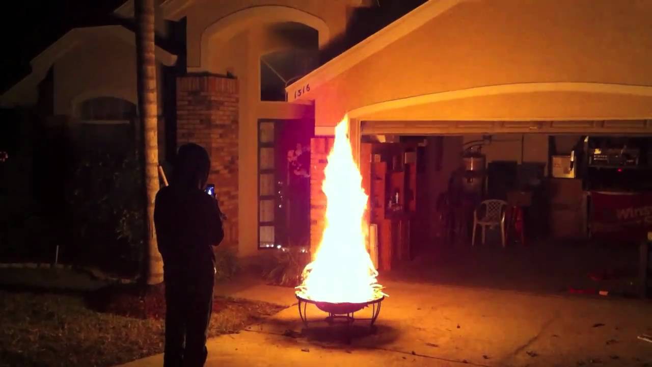 Christmas Tree + Fire YouTube