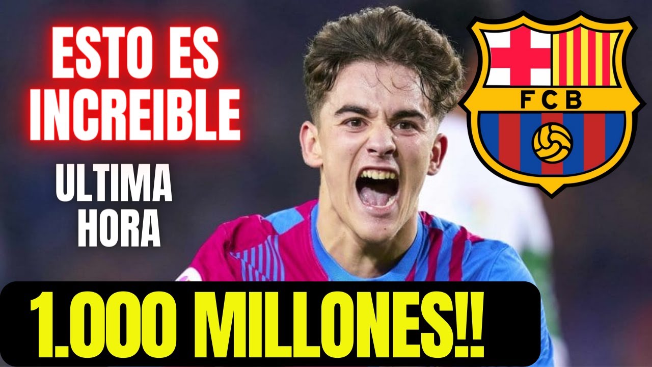 ULTIMA HORA!! 1.000 MILLONES. BARÇA ACABA DE ANUNCIAR/ ULTIMAS NOTICIAS DEL FC BARCELONA HOY YouTube