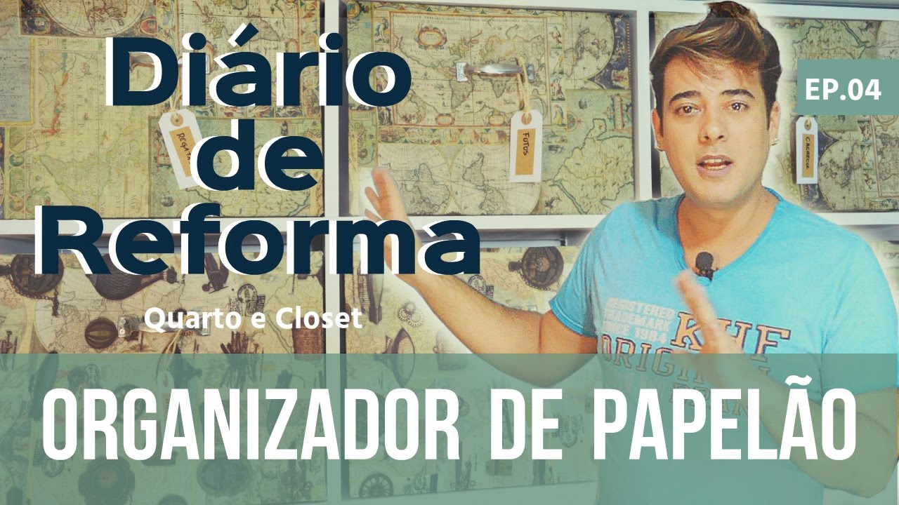 Caixa Organizadora Feita com Papelão