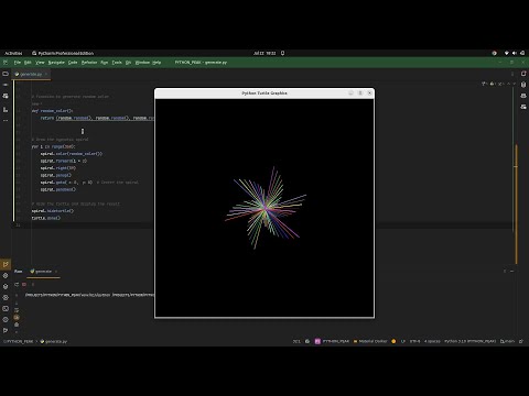 How to draw a hypnotic spiral? how to draw a vibrant hypnotic spiral with python turtle