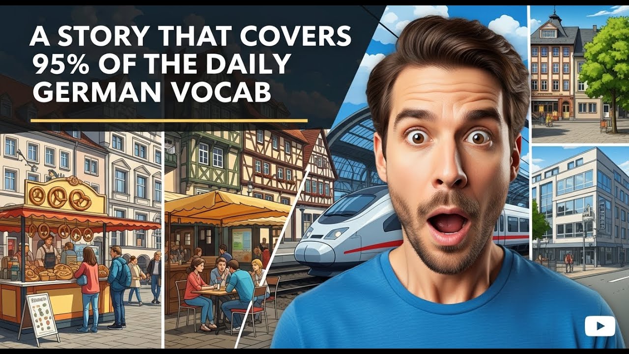 Mein Tag in Deutschland! | Story = 95% of the Daily Spoken German!