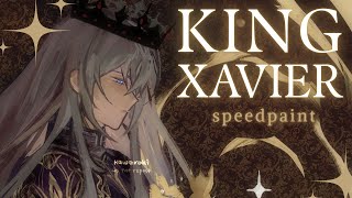 [speedpaint] king xavier - love & deepspace
