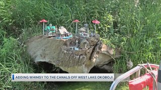 Adding Whimsy To The Canals Off West Lake Okoboji