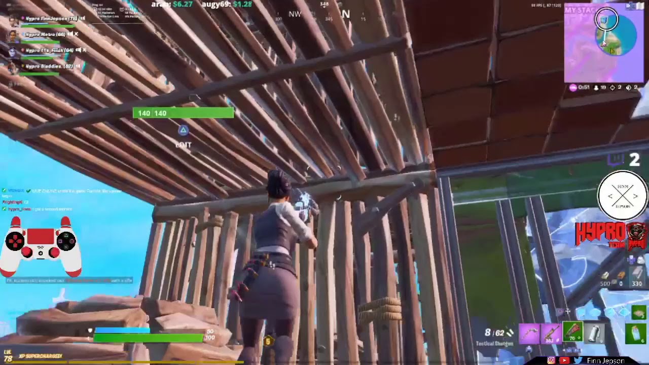 Squads Hype Night first round win | Fortnite Battle Royale