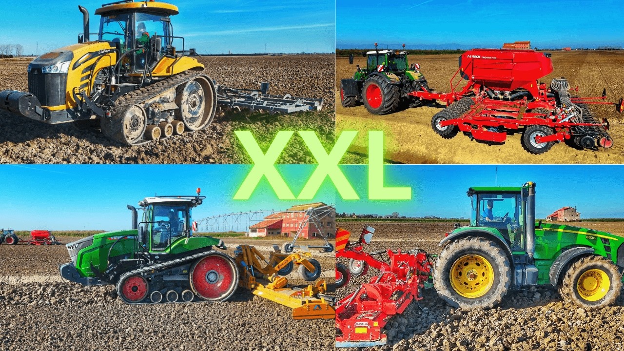 ПОСЕВ 2025 XXL HORSCH PRONTO 7 DC FENDT 724 JOHN DEERE CAT CHALLENGER
