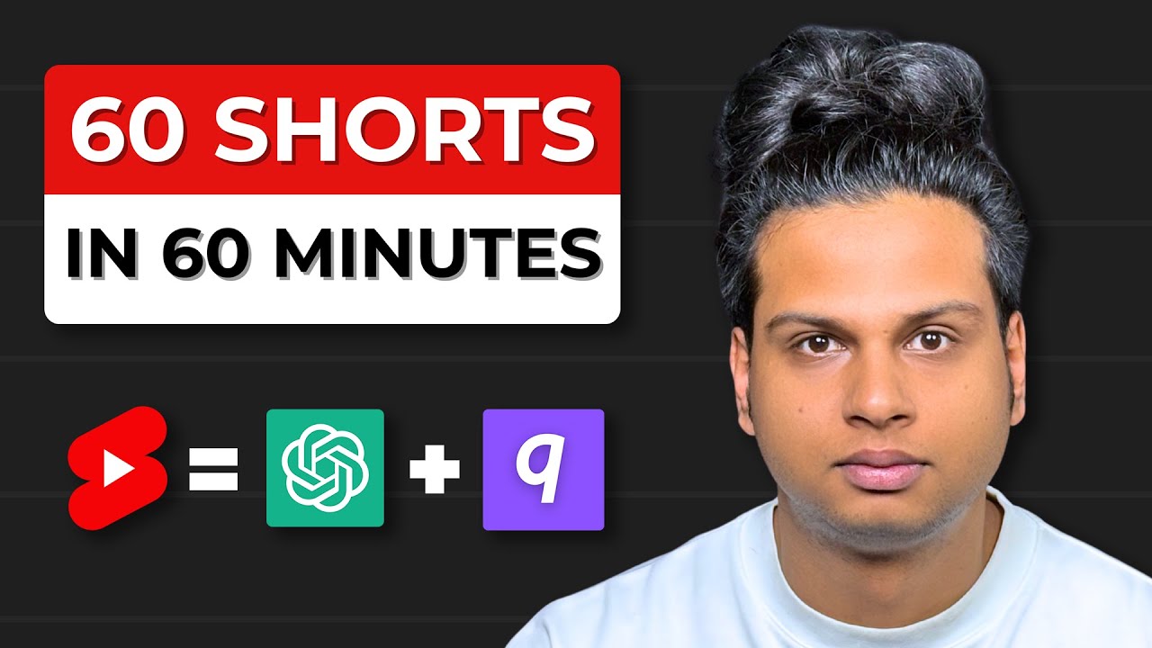 How I Create 60 YouTube Shorts in 60 Minutes (Nobody Teaches This ...