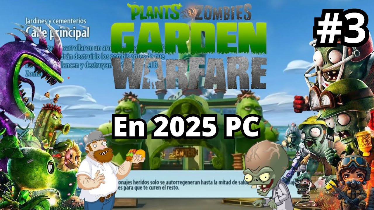 🌻Plants vs Zombies 🧟 Garden Warfare 1 en 2025 Pc #3 - YouTube