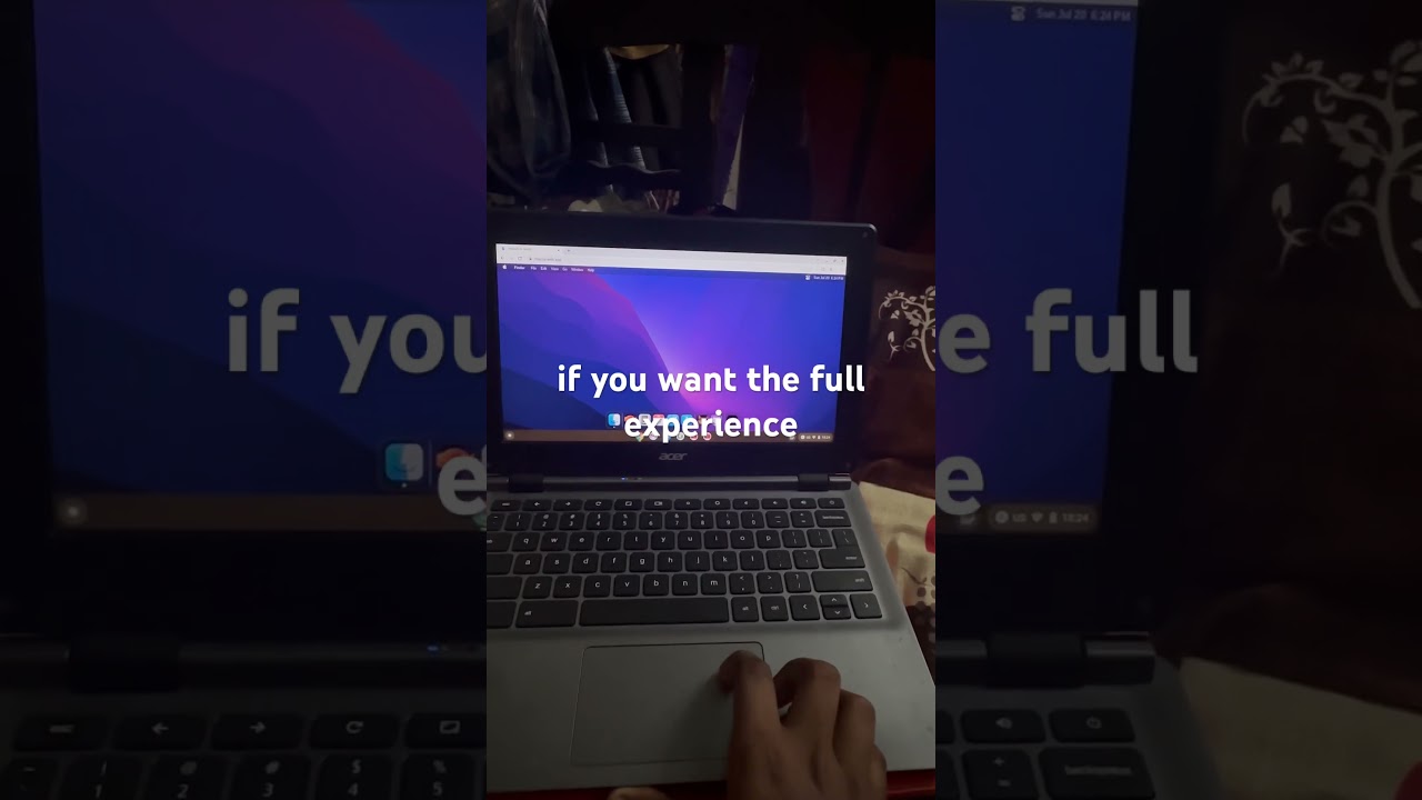How to emulate macOS on Chromebook (only emulator)￼