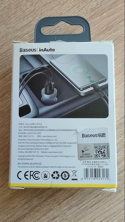 Baseus VCKX65C Particular Digital Display Dual Quick Charger Box - YouTube