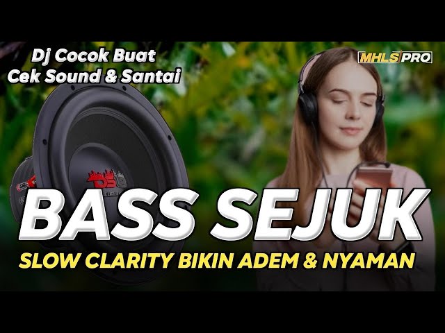 DJ CEK SOUND BASS SEJUK SLOW CLARITY BIKIN ADEM DAN NYAMAN COCOK UNTUK SANTAI (MHLS PRO) class=