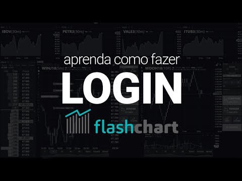 🔴 FLASHCHART: TUTORIAL SOBRE LOGIN NA PLATAFORMA