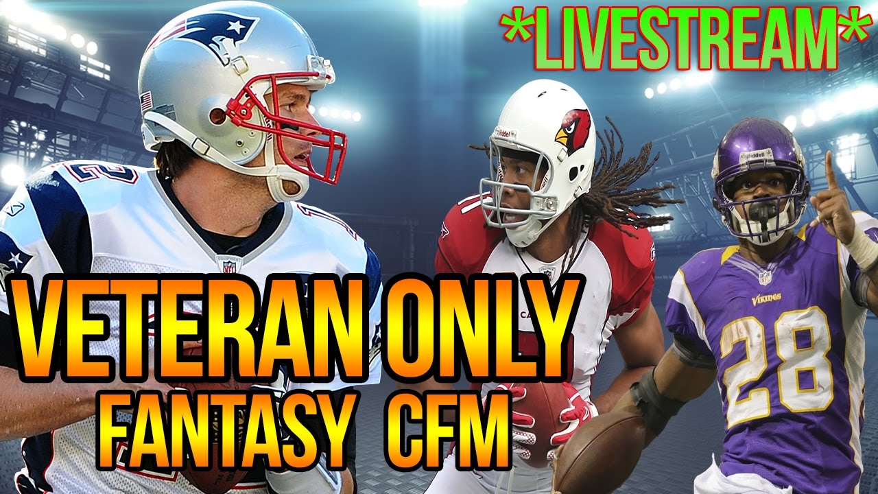 ALL VETERAN FANTASY FRANCHISE MODE LIVESTREAM | Madden 17