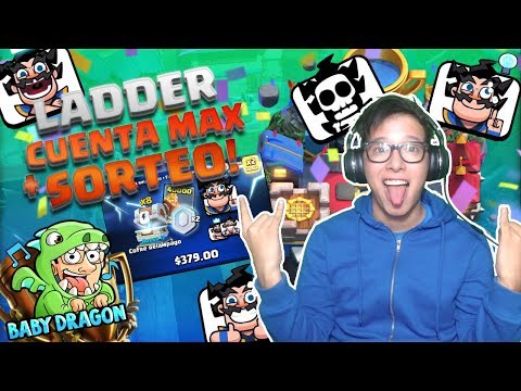 🔥 CUENTA MAX CON ANUNCIO DE SORTEO DE EMOTES! | Clash Royale 🔥