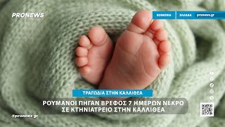 Τραγωδία στην Καλλιθέα: Ρουμάνοι πήγαν βρέφος 7 ημερών νεκρό σε κτηνιατρείο! – Υπέστη ανακοπή