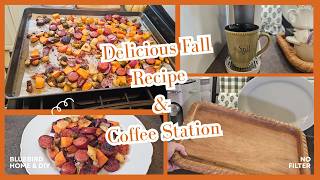 Don't Miss This DELICIOUS Fall Recipe & Cozy, Simple Coffee Station + Exciting Announcement
