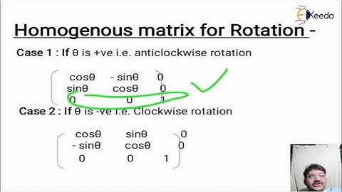 Homogeneous Matrix - Area Filling, Transformations - Computer Graphics and Virtual Reality