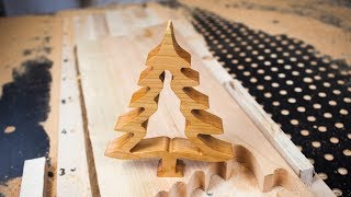 Tannenbaum Cnc Gefräst In Kirschen Holz Weihnachtsdeko Rasch-Design.com Werbung