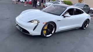 Porsche Taycan Turbo S Launch Control REACTION - Taycan 0-60 mph 2.8 secs FAST!