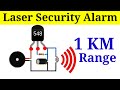 How to make Laser Security (Theft) Alarm using BC 548 Transistor - 1 KM Range