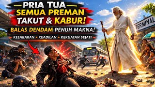 HEBOH‼️Pria Tua Penjual Kopi yang Diremehkan Ini Ternyata Membuat Bos Preman Terminal Lari Ketakutan