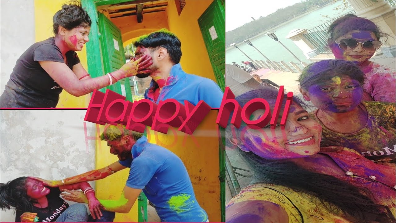 Bengali vlog # শশাঙ্ক কে রং মাখাতে যাওয়া আমার বাড়িতে # বন্ধুদেরকে ভূত করে রঙ মাখিয়ে দেওয়া