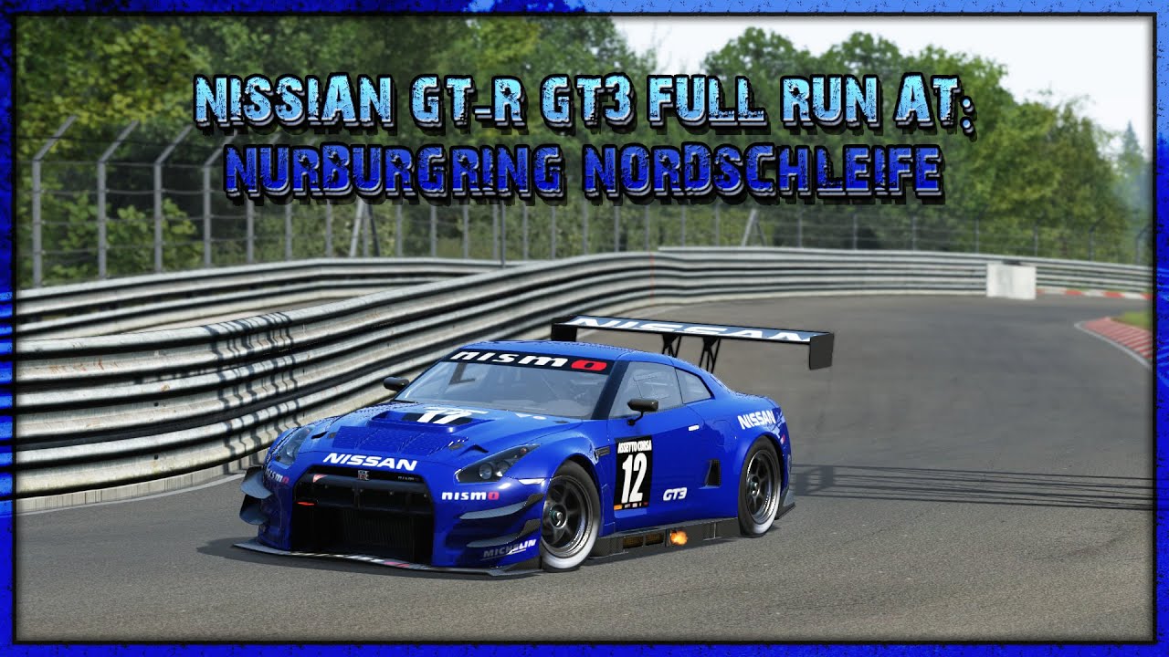 games people play Assetto Corsa Nissan GT-R GT3 Full Run @ Nürburgring Nordschleife (PS4)