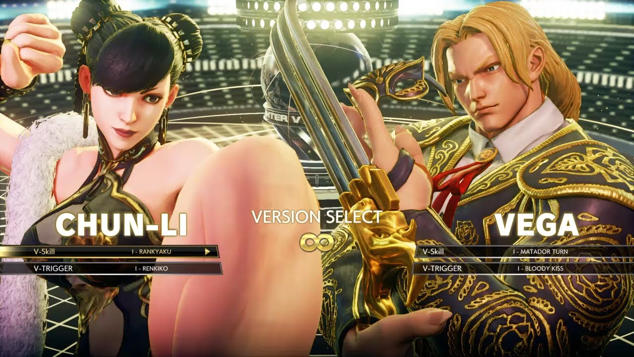 STREET FIGHTER V Champion Edition - CHUN-LI (covert operations) vs VEGA (professional) - Lv.8