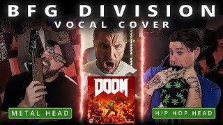 WE REACT TO ALEX TERRIBLE: BFG DIVISION (VOCAL COVER) - RIP AND TEAR ALEX!!