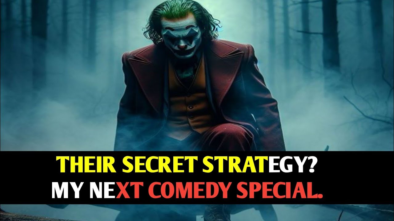 THEIR SECRET STRATEGY?MY NEXT COMEDY SPECIAL. Joker motivation speech|joker speech