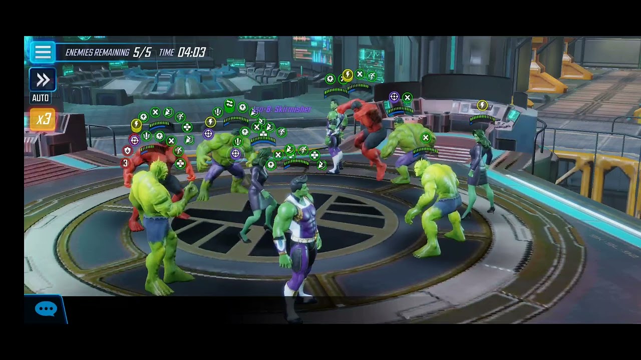 MSF War live Gamma vs Gamma 200k punch down   |   Marvel Strike Force