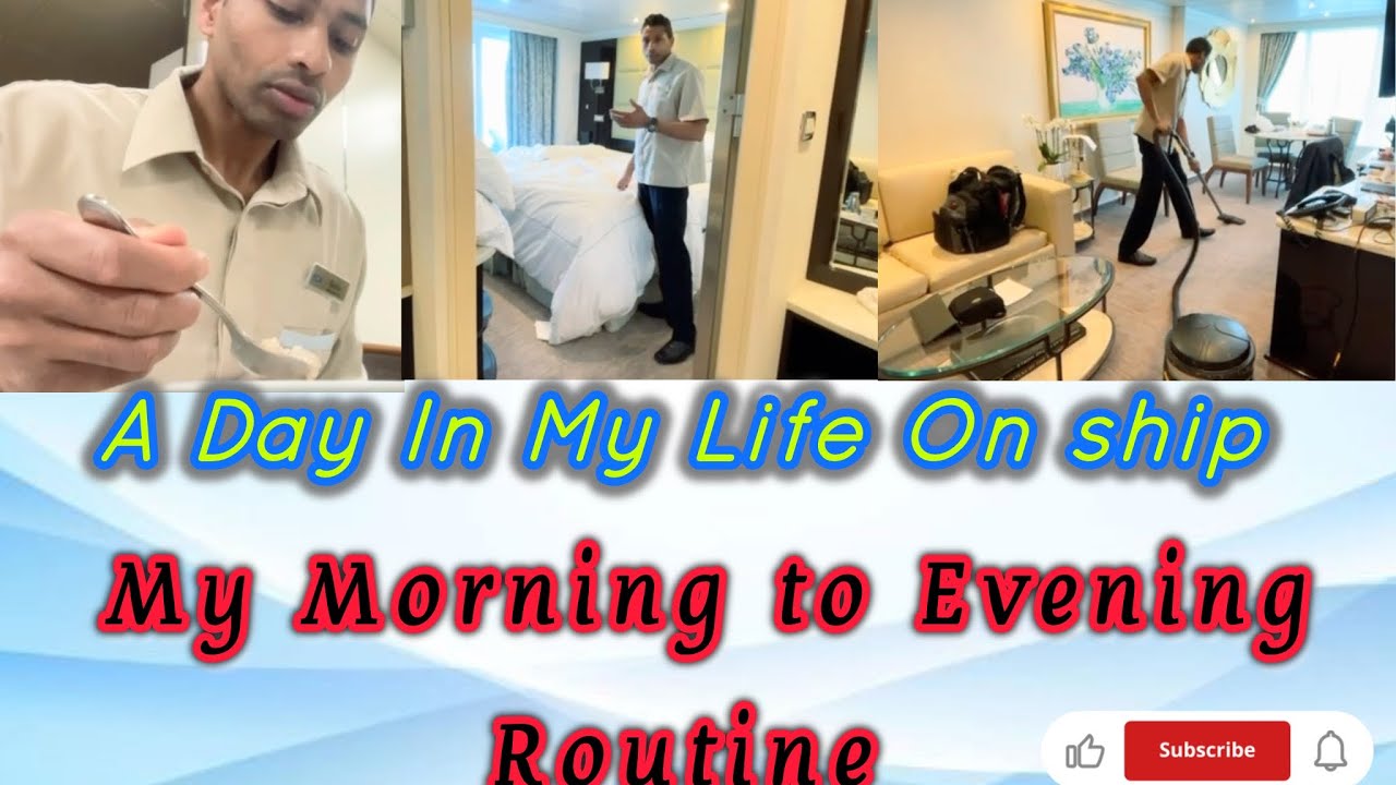 A Day in My Life on a Cruise Ship ✨From morning hustle to evening routines — life at sea 🌊⚓