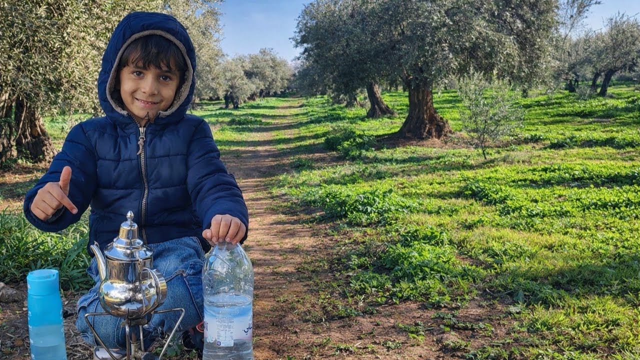 جلسة شاي في جنان المنارة ،الطبيعة ياسلام