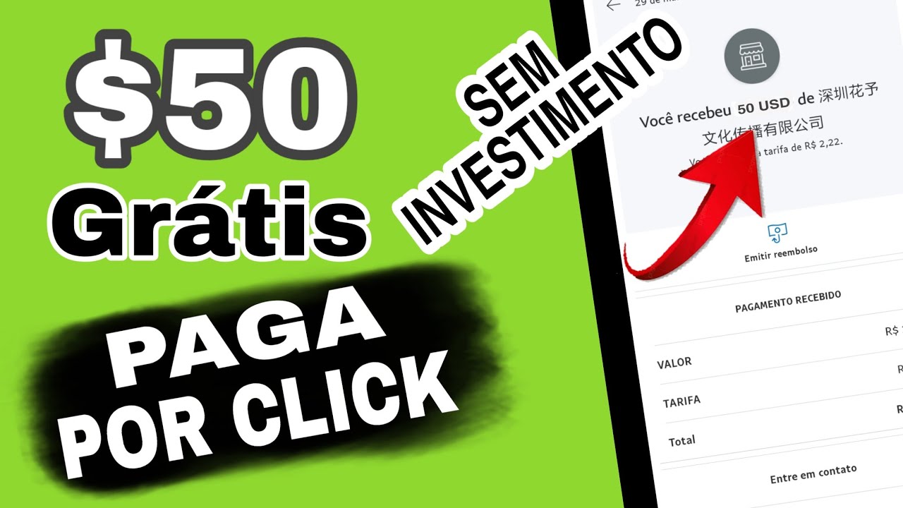 Paga Por Click! Como Ganhar $50 Dolares só Clicando! Ganhe Dinheiro Online Agora