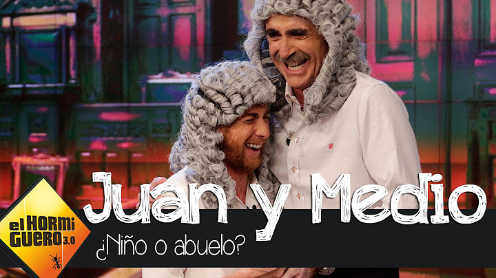 Juan y Medio se somete a la prueba "¿Niño o abuelo?" - El Hormiguero 3.0