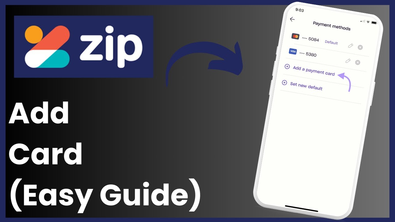 How to Add Card on Zip Pay Account !