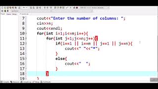 How to Print Hollow Rectangle Or Square Star Pattern