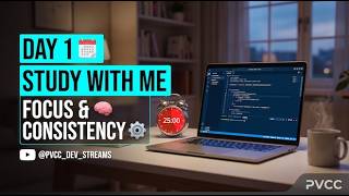 Study With Me 📚 | Day 1: Computer Science & Cloud Study Session