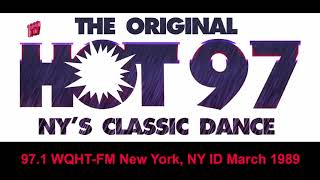 97.1 WQHT-FM "Hot 97" New York, NY ID March 1989 screenshot 3