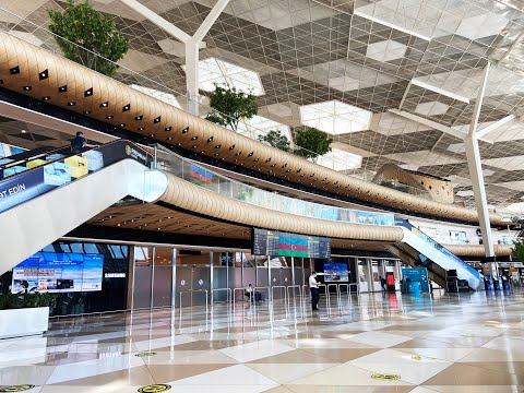 【Airport Tour】Azerbaijan BAKU Heydar Aliyev International Airport