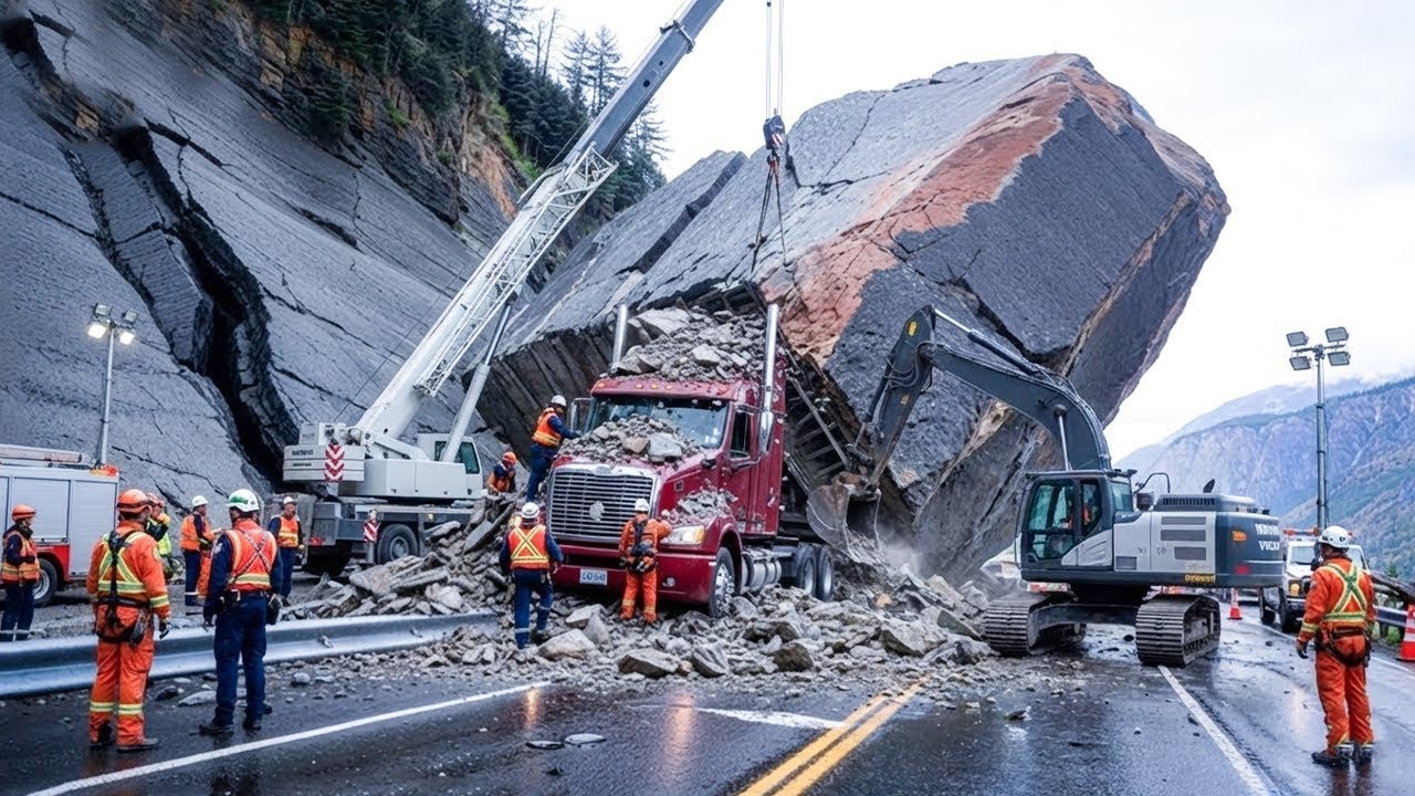 Extremely Dangerous Biggest TRUCK & CAR Driving Skills | TOP Heavy Equipment Disaster Compilation