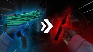 Transformar skin de 1 dolar em faca da certo